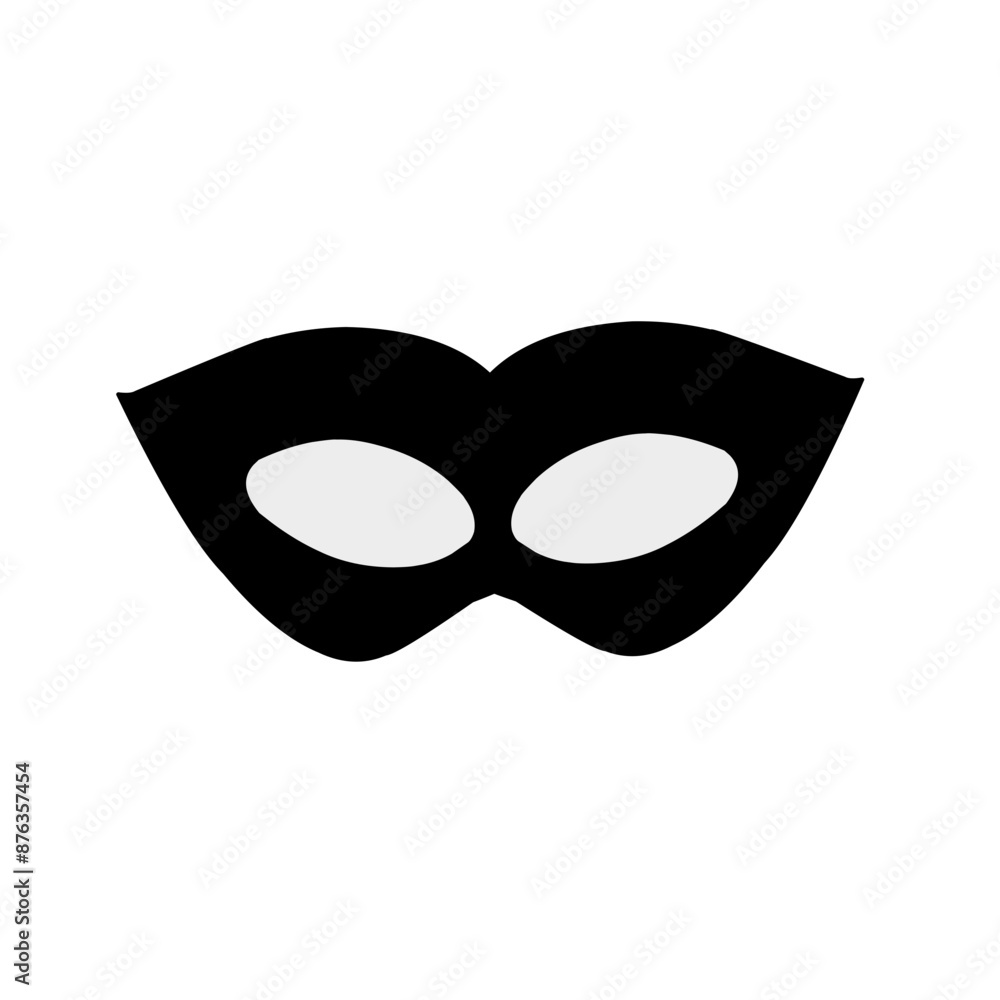 Carnival masks silhouettes Carnival masks silhouettes