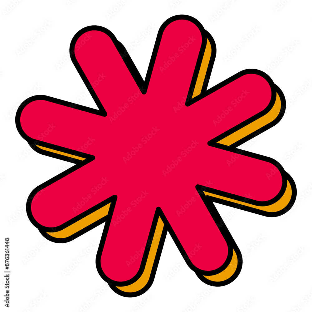 Retro Shape Bold Element Retro Shape Bold Element