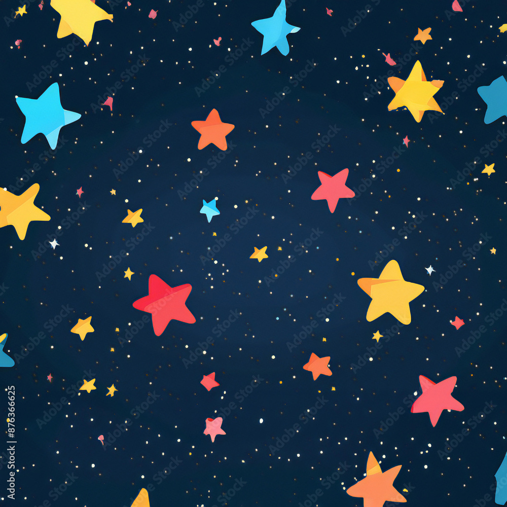 Fototapeta premium seamless pattern with stars