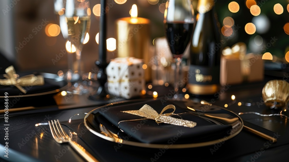 Elegant 21St Birthday Table Setting. Elegant 21St Birthday Table Setting.
