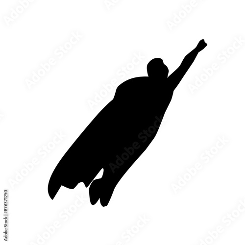 super hero silhouette