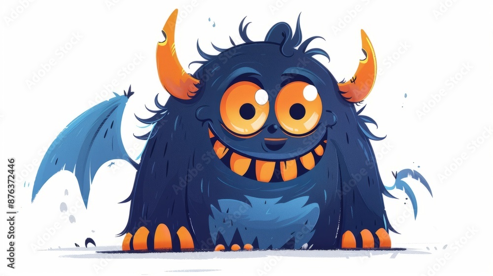 Monster in cartoon style Monster in cartoon style