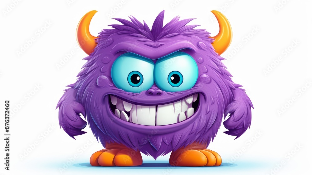 Monster in cartoon style Monster in cartoon style