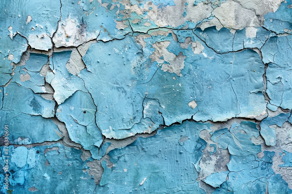 Obraz premium Blue textured concrete background created with Generative AI