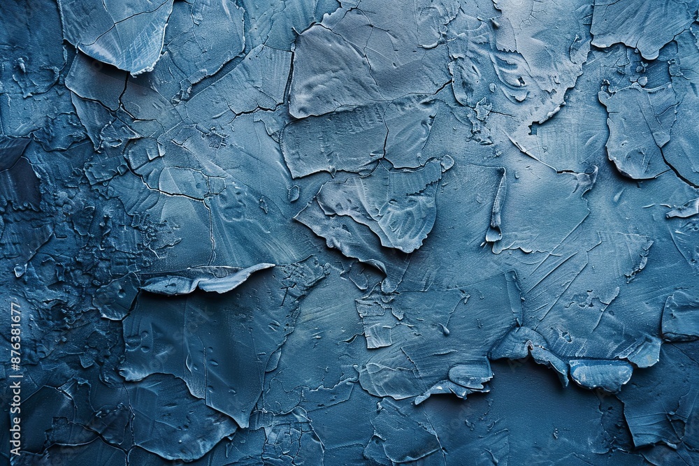 Blue textured concrete background created with Generative AI Blue textured concrete background created with Generative AI