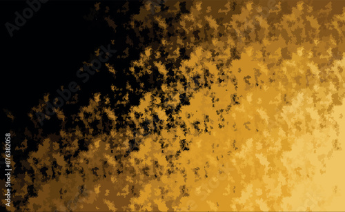 water drops on yellow background