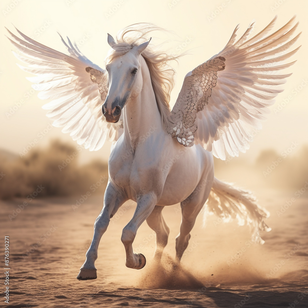 photorealistic image of a majestic hybrid winged horse photorealistic image of a majestic hybrid winged horse