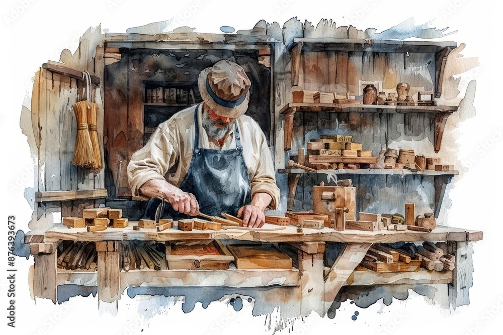 A detailed watercolor scene of a traditional Bavarian meal featuring roast pork A detailed watercolor scene of a traditional Bavarian meal featuring roast pork