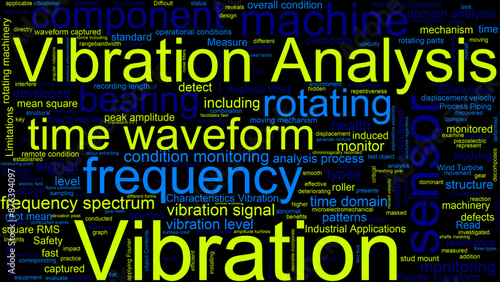A word cloud for vibration analysis