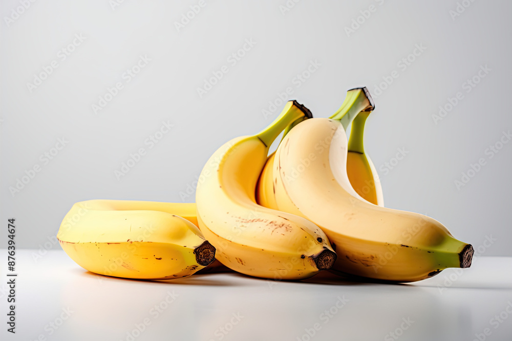 bananas on white background bananas on white background