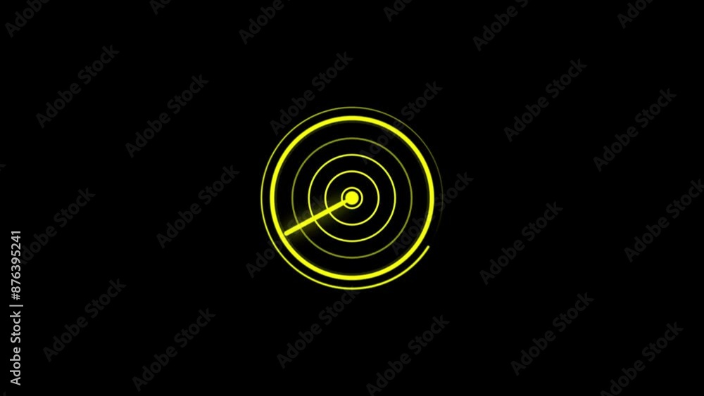 Futuristic radar screen, searching target Futuristic radar screen, searching target