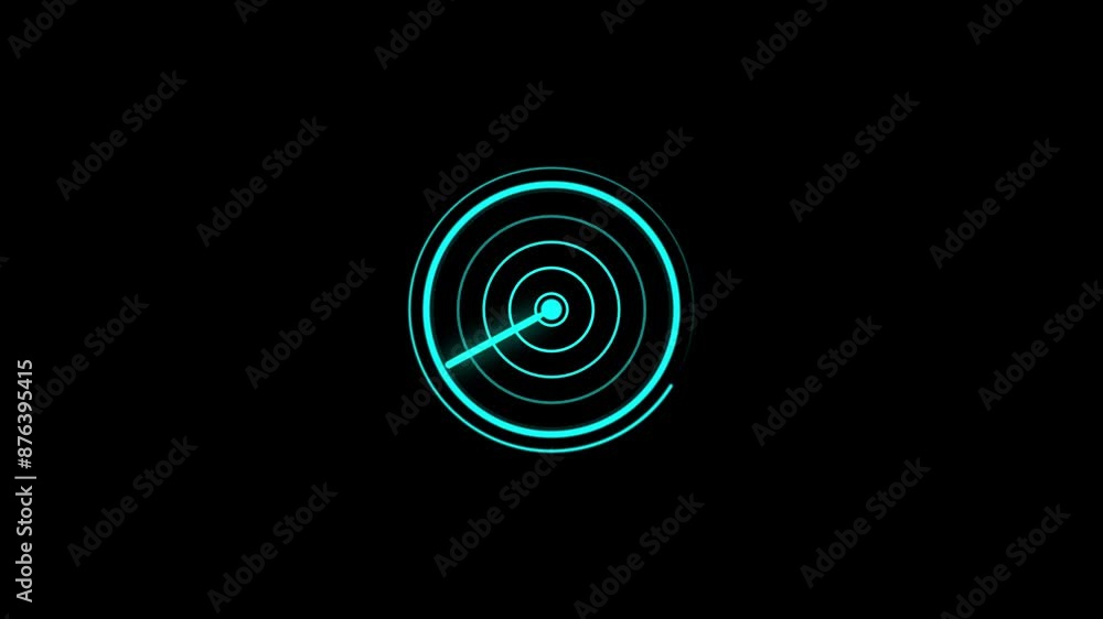 Futuristic radar screen, searching target Futuristic radar screen, searching target