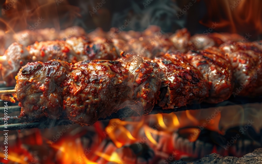 Kebabs close up Kebabs close up