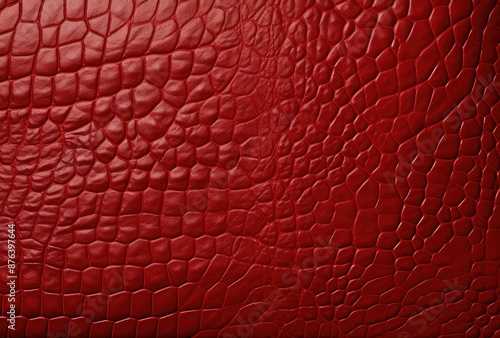 Red leather texture background for web site or mobile devices, design element.