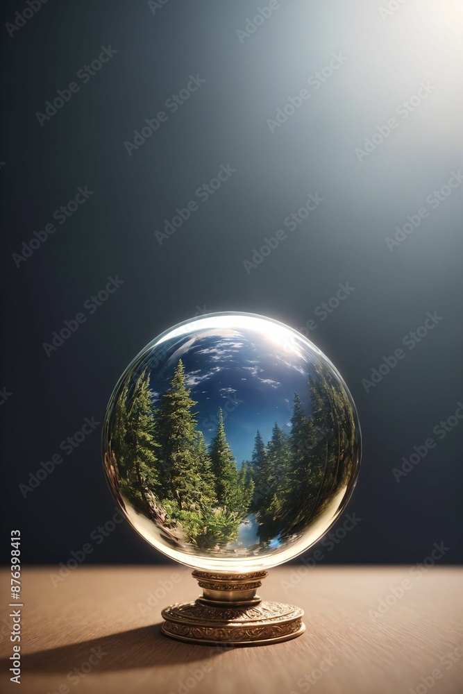 Mystical Crystal Ball with Inner Vision Mystical Crystal Ball with Inner Vision