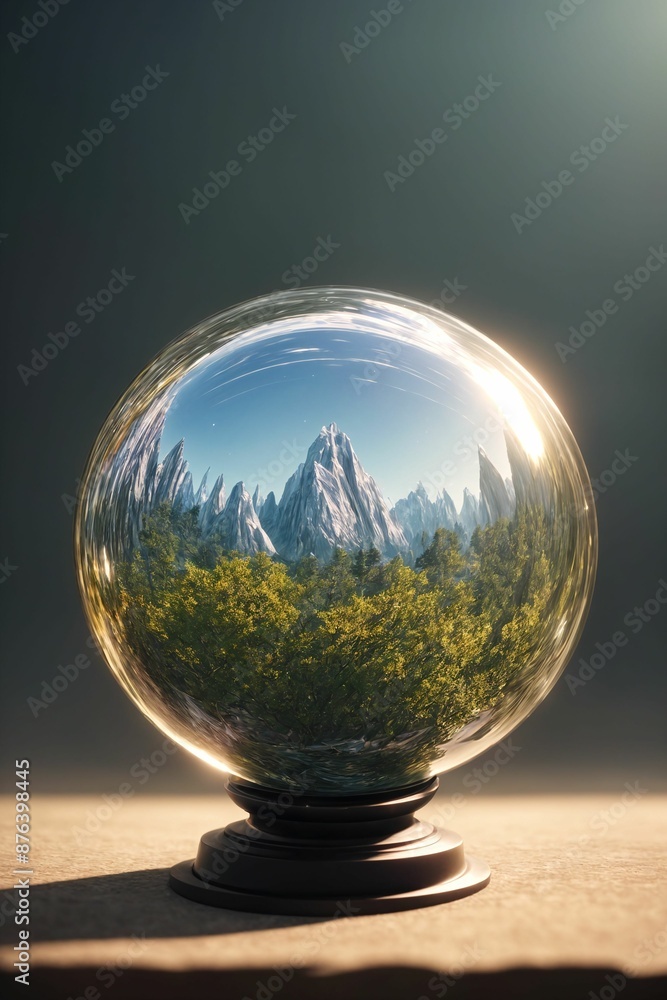 Mystical Crystal Ball with Inner Vision Mystical Crystal Ball with Inner Vision