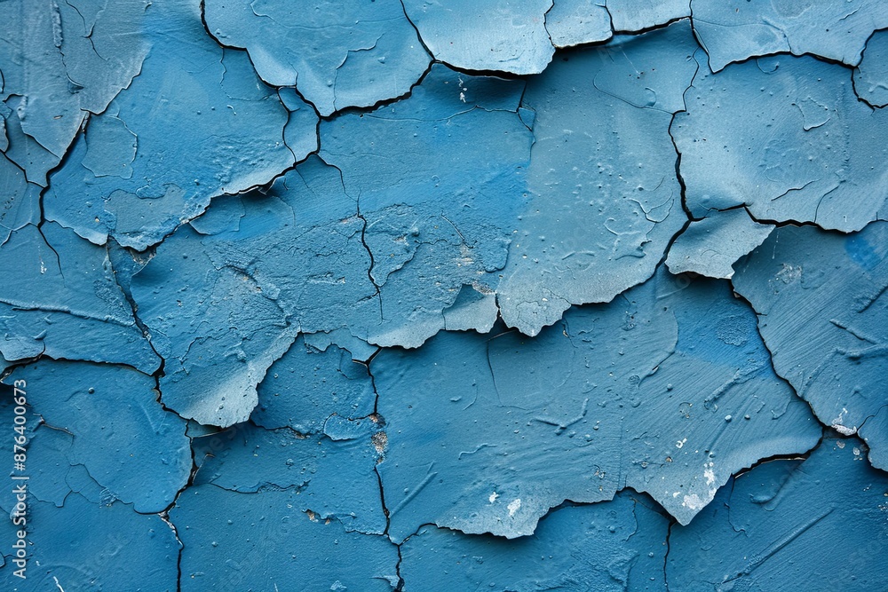 Blue textured concrete background created with Generative AI Blue textured concrete background created with Generative AI