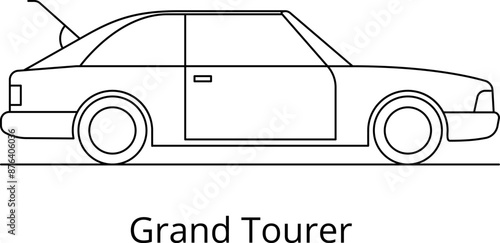 Car body types. Passenger car bodies. Classification of cars by body type. Types of bodies. Guide to Car Body Types And Car Shapes - Types of car body. Vector illustration.