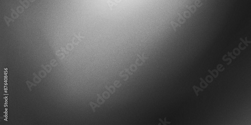 Grey gradient background, abstract black and white grain gradation texture, vector noise texture abstract background