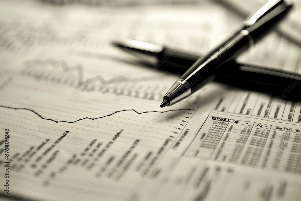 planning analysis business financial data, Closed up accounting calculator with financial investment planning. planning analysis business financial data, Closed up accounting calculator with financial investment planning.