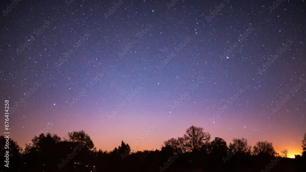 Night sky stars galaxy sunset Night sky stars galaxy sunset