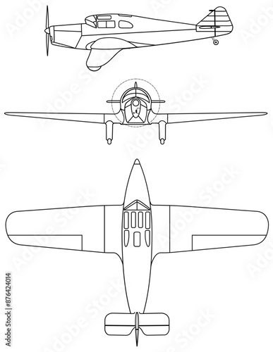 Fighter Jet, plane, Aircraft, 3 side view, blueprints, svg cut file, cnc cut file, engraving file, CNC router file, laser cutting, Cricut File, isolated, Engraving model