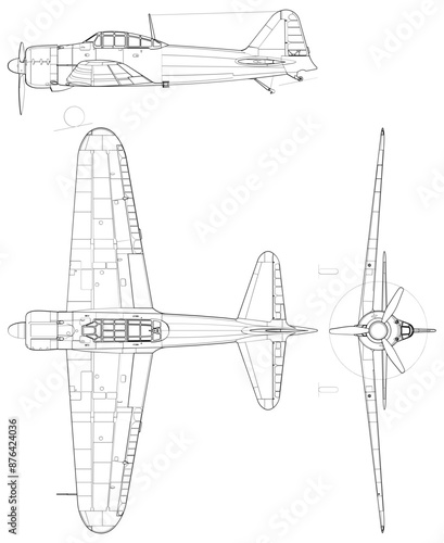 Fighter Jet, plane, Aircraft, 3 side view, blueprints, svg cut file, cnc cut file, engraving file, CNC router file, laser cutting, Cricut File, isolated, Engraving model