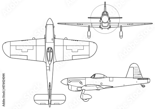 Fighter Jet, plane, Aircraft, 3 side view, blueprints, svg cut file, cnc cut file, engraving file, CNC router file, laser cutting, Cricut File, isolated, Engraving model