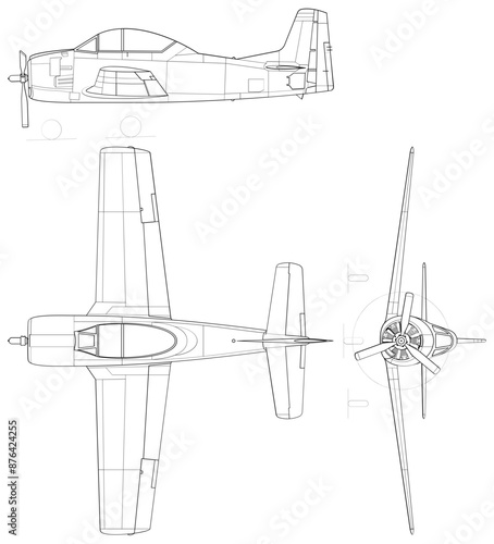 Fighter Jet, plane, Aircraft, 3 side view, blueprints, svg cut file, cnc cut file, engraving file, CNC router file, laser cutting, Cricut File, isolated, Engraving model