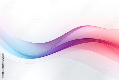abstract background with blue and pink wavy lines, vector illustration