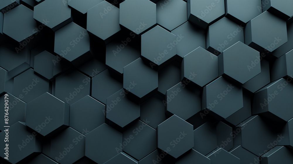 3d black background with hexagons 3d black background with hexagons
