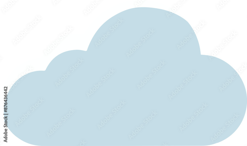 Cloud Icon isolated illustration - Generative AI
Cloud Icon isolated illustration - Generative AI