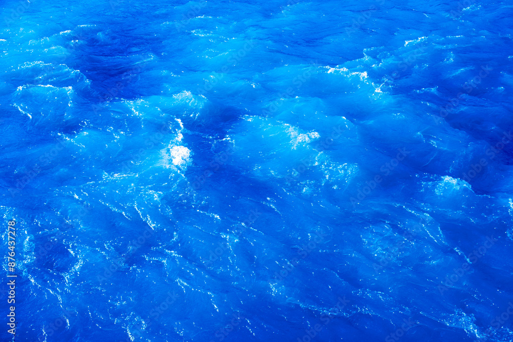Blue Wavy Water Texture Blue Wavy Water Texture
