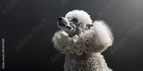 Poodle dog breed AI Generated