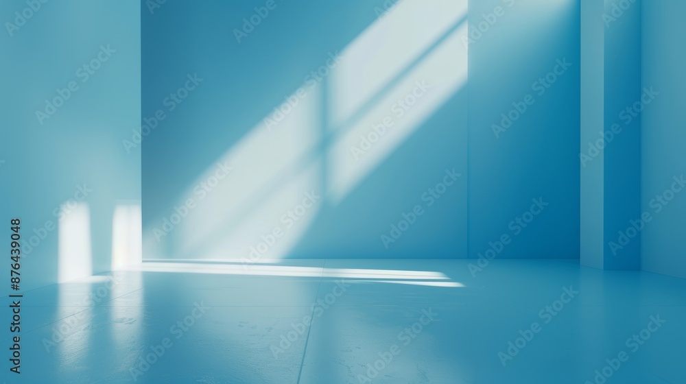 Modern Empty Room with Gradient Wall for Creative Projects Generative AI Modern Empty Room with Gradient Wall for Creative Projects Generative AI