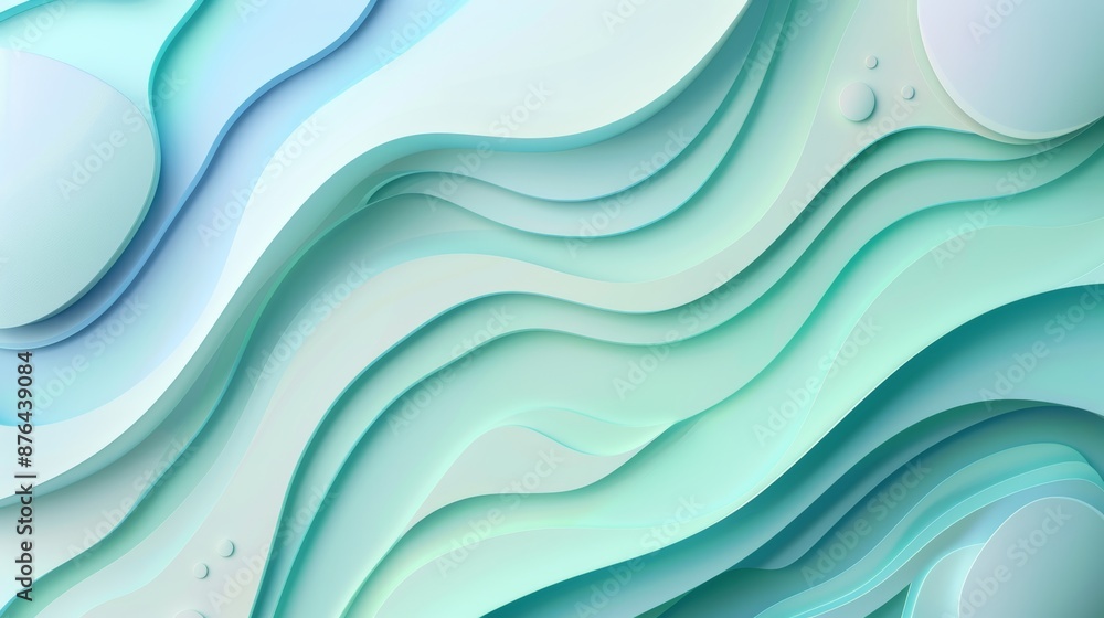 Fototapeta premium Vibrant Abstract Background for Presentation Templates Generative AI