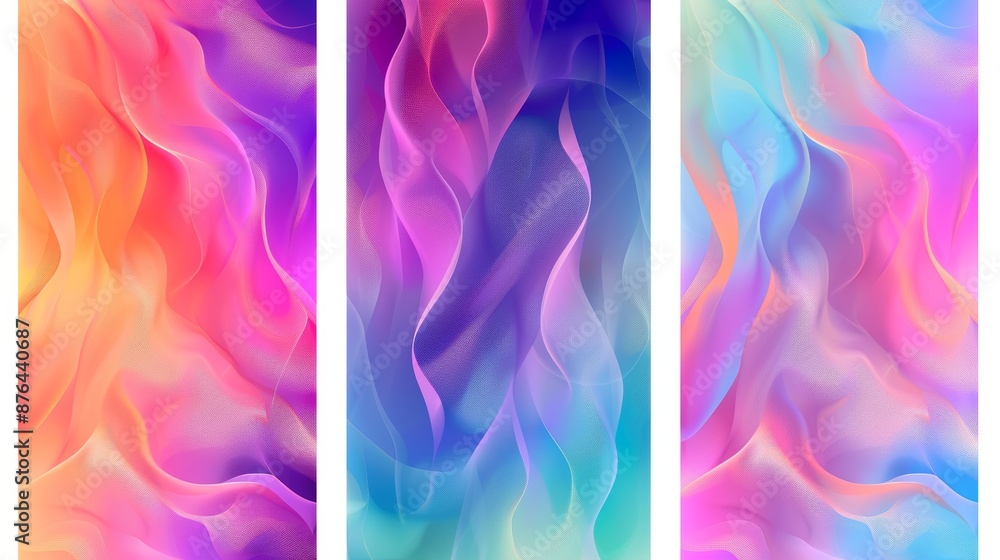 Vibrant Gradient Mesh Background for Creative Projects Generative AI Vibrant Gradient Mesh Background for Creative Projects Generative AI