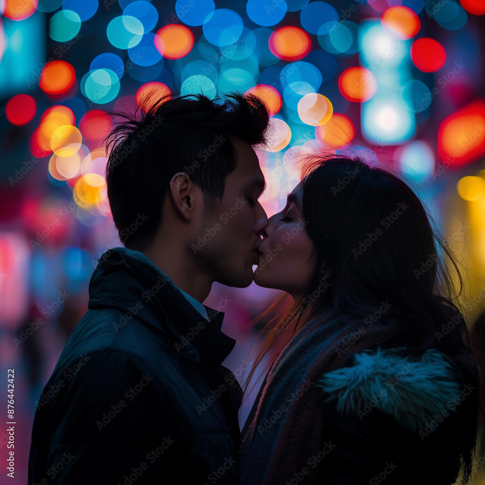 couple kissing couple kissing