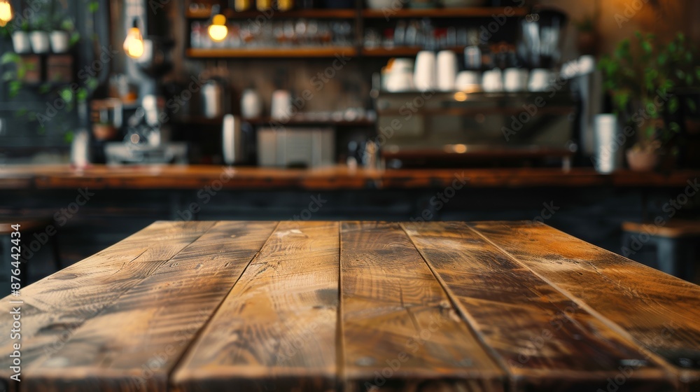 Cozy Cafe Setting for Food Display Generative AI Cozy Cafe Setting for Food Display Generative AI