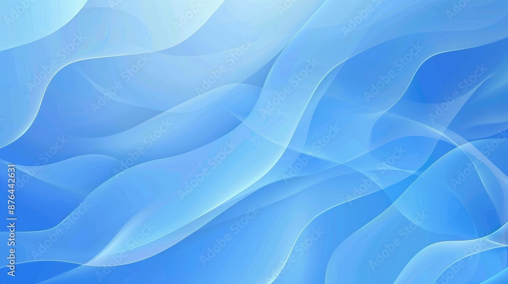 Obraz premium Vibrant Blue Gradient Background for Creative Projects Generative AI
