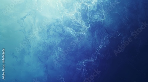 Vibrant Blue Gradient Background for Creative Projects Generative AI © Gro