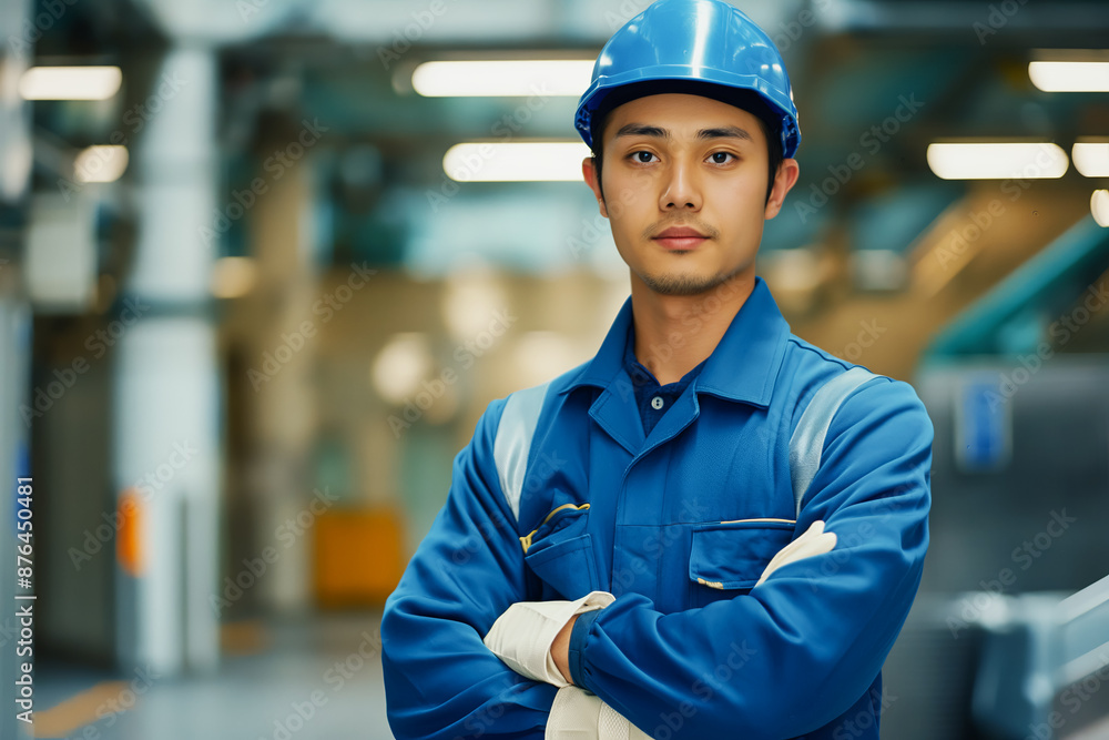 Portrait Asian industry engineer worker foreman male with safety isolated man background cut with clipping path. Portrait Asian industry engineer worker foreman male with safety isolated man background cut with clipping path.