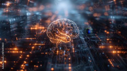 The AI brain serves as the core of the supercomputer, driving new innovations and technological advancements