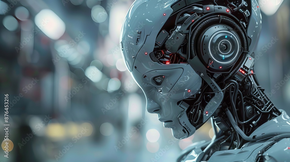 AI tech under development by an engineer. AI tech under development by an engineer.