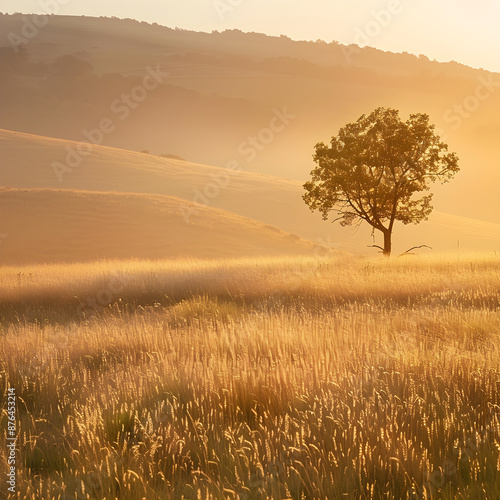 Gentle Meadow Breeze: Embracing Calm and Tranquility with Every Breath in Nature's Serenity