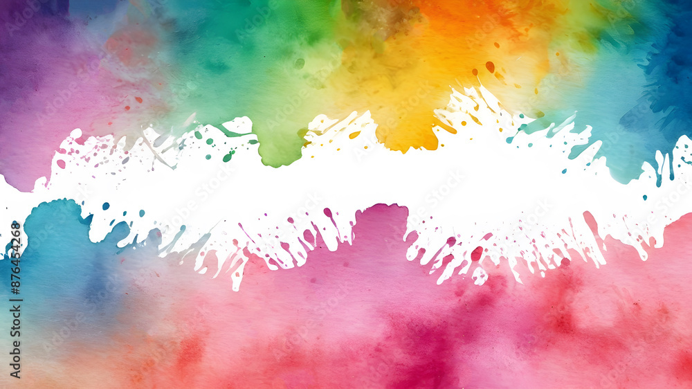 Obraz premium Colorful watercolor background. Abstract watercolor background template . Abstract Modern Backgrounds. Abstract