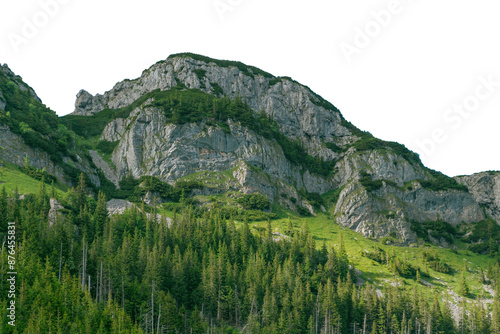 Rock in the mountains. Isolated.