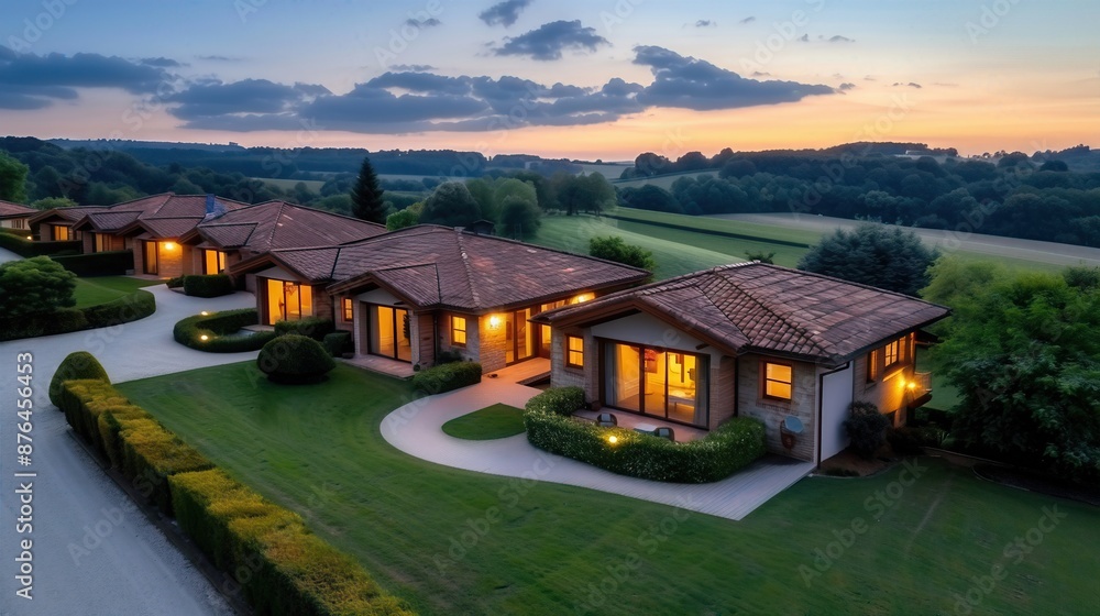 A property with multiple rental and commercial units, highlighting comprehensive real estate management. A property with multiple rental and commercial units, highlighting comprehensive real estate management.