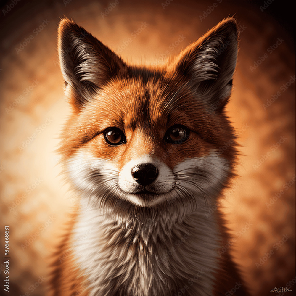 Fototapeta premium red fox portrait