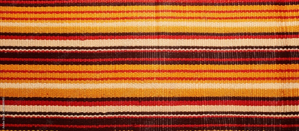 Striped Woven Fabric Texture Striped Woven Fabric Texture